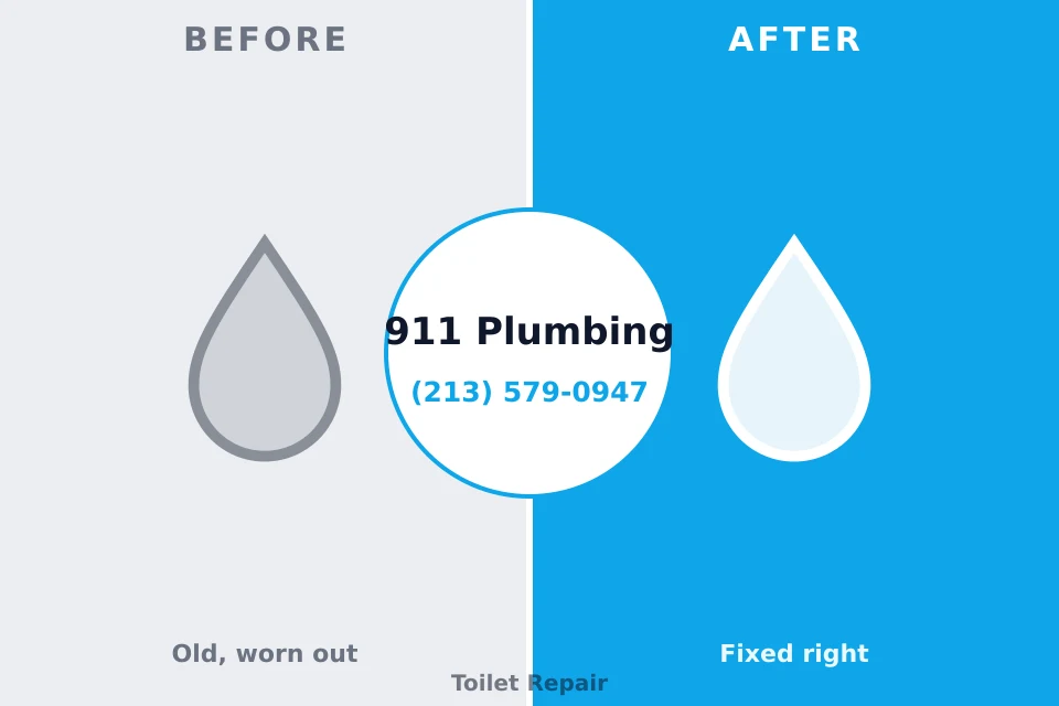 Before and after: plumbing repair Sea Isle City, NJ
